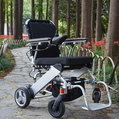 China Dobradura de pouco peso a pilhas da cadeira de rodas do lítio à venda