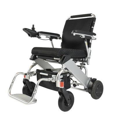 China Folding Portable Lithium Battery Powered Wheelchair 6km/h for sale
