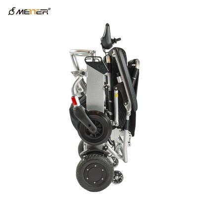 China cadeira de rodas elétrica de dobramento de pouco peso ISO13485 de liga 150W*2 de alumínio à venda
