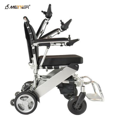 Китай Ультра светлая складывая электрическая кресло-коляска 6km/h с безщеточным регулятором продается