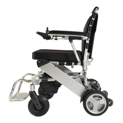 China Aluminum Portable Foldable Electric Wheelchair Brushless Motor Lightweight Mobility For Disabled for sale