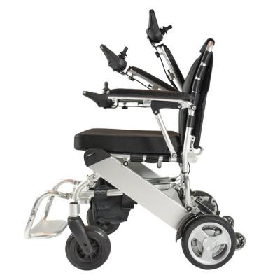 China Outdoor Auto PU Tyre Folding Electric Wheelchair With Brushless Motor 180Wx2 for sale