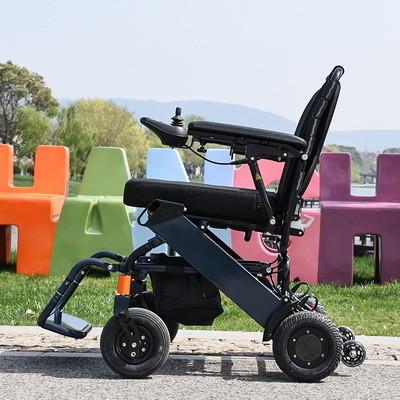 China Lightweight Folding Motorized Wheelchair Aluminum Alloy for sale