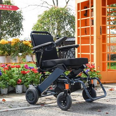 China Lithium Battery Brushless Motor Disabled Wheelchair 6km/H for sale