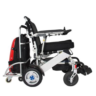 China Manual Mag Wheels Brushless 18KM Multifunction Foldable Electric Wheelchair for sale
