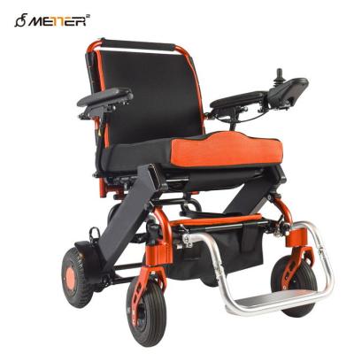 China CE Portable Handicapped Lightweight Electric Folding Wheelchair for sale
