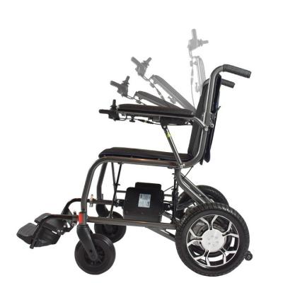 중국 가벼운 다기능 접이식 전동 휠체어 장애가 있는 알루미늄 전기 휠체어 판매용