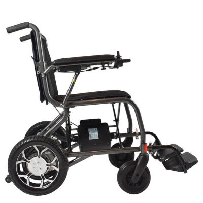 China Cadeira de rodas elétrica dobrável multifuncional de alumínio leve 6 km/h à venda