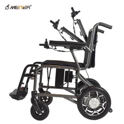 China Handicapped Folding Electric Power Wheelchair With PU Tire Portable for sale