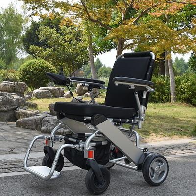 China Folding Indoor Electric Wheelchair Ultra Light Portable for sale