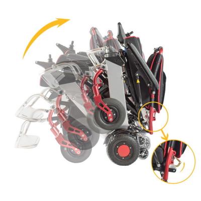China Portable Folding Electric Power Wheelchair 6km/H For Handicapped for sale