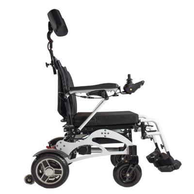 China Cadeira de rodas elétrica dobrável leve com motor de escova 120 kg à venda