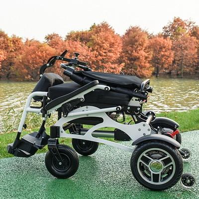 China Lithium Battery Brushless Motor Electric Power Wheelchair 120KG Load for sale