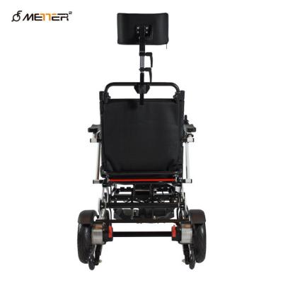 China Brush Motor Light Foldable Wheelchair With Rigid PU Tyre 6km/H for sale