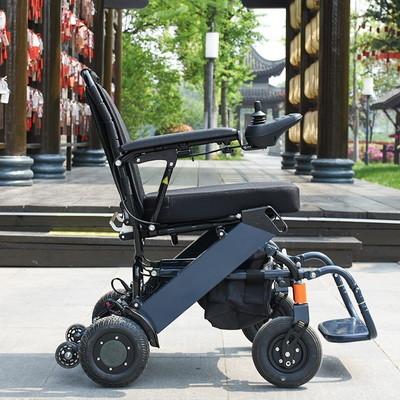 Китай Складывая сплав облегченной кресло-коляскы электрический алюминиевый продается