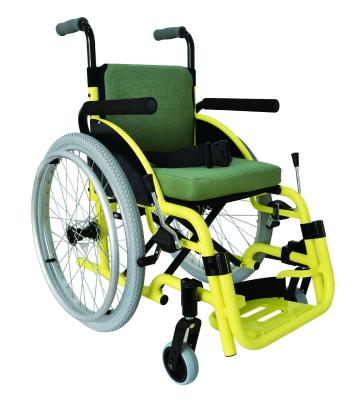 China Adjustable Aluminum Alloy 100kg  Lightweight Children Wheelchair for sale