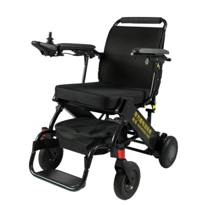 China Ultra Light 220.46lb Classic Foldable Electric Wheelchair With Lithium Battery for sale