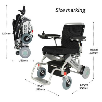 China CE Lithium Battery Portable Foldable Electric Wheelchair for sale