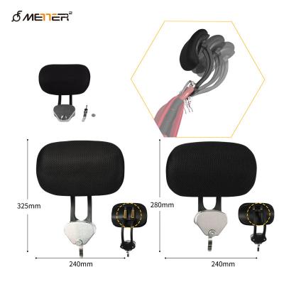 China Adjustable 8 Position 250x170mm Wheelchair Folding Headrest for sale