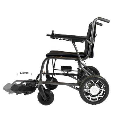 China Lithium Battery 12AH Compact Motorized Wheelchair for sale