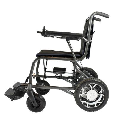 China Handicapped Aluminum Alloy 16AH Classic Foldable Electric Wheelchair for sale
