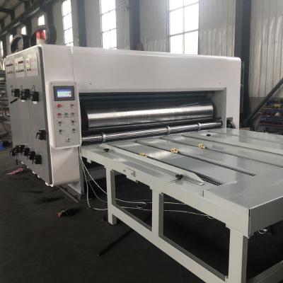 China Semi Automatic 1800mm Flexo Printer Slotter Die Cutter Chain Feeding for sale