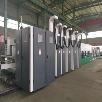 China Automatic Carton Flexo Printer Folder Gluer Machine Printing Press Cutting for sale