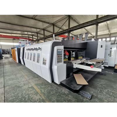 China Automated Flexo Printer Slotter Die Cutter Stacker Machine 150pcs/min à venda