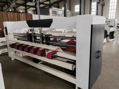China Computerized Corrugated Carton Box Machine Stitching Folding Gluer Machine Power Saving for sale