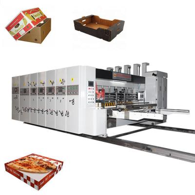 中国 1200*2600mm Pizza Box Making Machine Slotting Die Cutting Machine Automated 販売のため