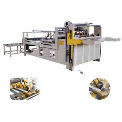 China Pneumatic Driven Carton Folding Gluing Machine , Semi Automatic Box Folder Gluer Machine à venda