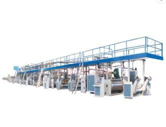 China Cadena de producción de la cartulina acanalada de 5 capas máquina de fabricación de cartón del papel de la caja 2000m m en venta