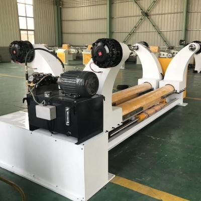 China 2200mm Corrugated Carton Box Machine Hydraulic Mill Roll Stand 4kw GROSS POWER for sale