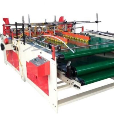 China la carpeta acanalada Gluer del cartón de 1500m m trabaja a máquina 370W semi automático en venta