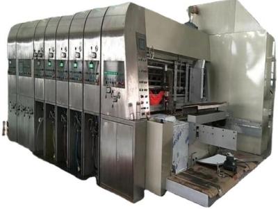 China Four Colors Flexo Printer Slotter Die Cutter Machine 1400*2800mm for sale