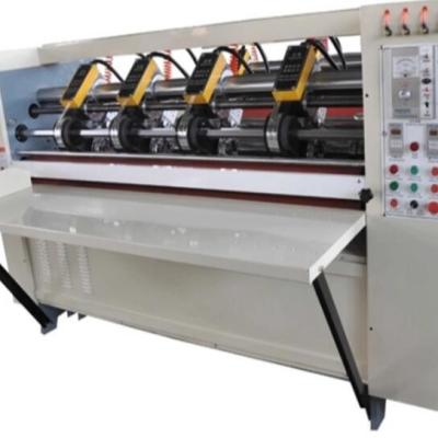 China 220v Cardboard Thin Blade Slitting Scoring Machine 4kw Electric Control for sale