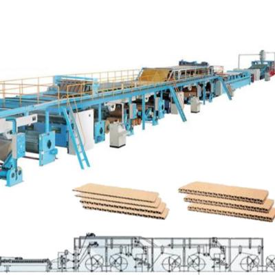China 7 capas de la cartulina acanalada de la cadena de producción fabricación de cajas 2500kg del cartón en venta