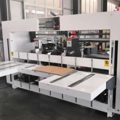 China Nailing Semi Automatic Stitching Machine For Corrugated Boxes 3T Dual Servo Drive for sale