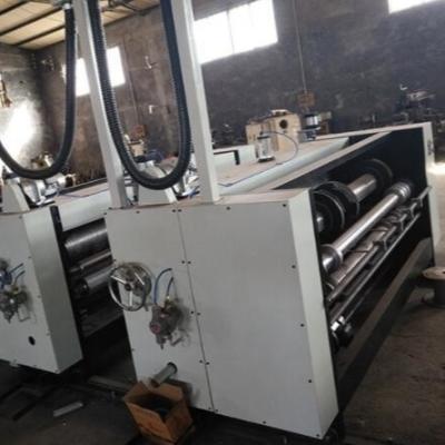 China Flexo Printing Rotary Slotting Machine 450*750 Manual Feeding for sale