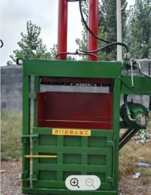China 800*400 PE Strapping Vertical Cardboard Baler Semi Automatic Baler for sale
