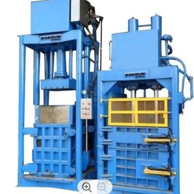 China 220v Press Vertical Cardboard Baler Machine Waste Carton Hydraulic 60hz for sale