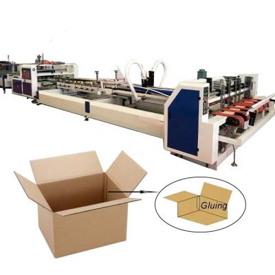 China Folding Gluing Electric Driven Carton Box Forming Machine For 2600mm for sale