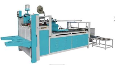China Pasting Box 2800mm Carton Folding And Gluing Machine Semi Automatic for sale