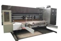 China Caja acanalada del cartón de 18m m de la impresora de la máquina tricolor económica de Slotter Die Cutter en venta
