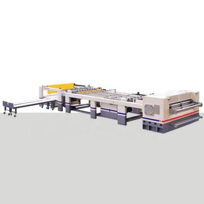China Two Layer Pneumatic Corrugated Carton Box Making Machine Cardboard Reel Paper Sheet Cutter for sale