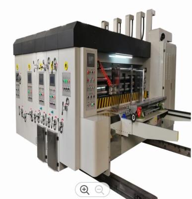 China velocidad automática de la máquina del apilador de Slotter Die Cutter de la impresora de color 380v 3 en venta