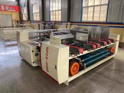China Pneumatic Double Piece Corrugated Carton Box Folder Gluer Machine for sale