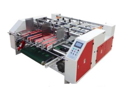 China Small Lock Bottom 220v Corrugated Box Folder Gluer Carton Automatic Machine for sale