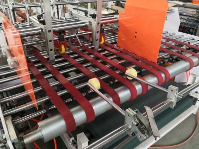China Semi Auto Lock Buttom Carton Folder Gluer Machine For Corrugated Box for sale