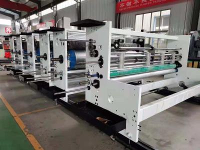 China Flexo Ink Corrugated Box Manufacturing Machine 1-5 Color Printing Pneumatic Driven for sale